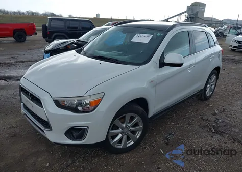 2014 Mitsubishi Outlander Sport Se из США, поврежденный, VIN 4A4AP4AU4EE013605